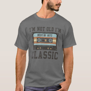 Beste van 1972 51e verjaardagscadeaus mannen verja t-shirt
