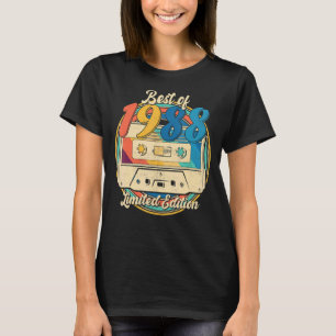 Beste van 1988 Cassettebandje 34 Jaar Oud 34e Gebo T-shirt