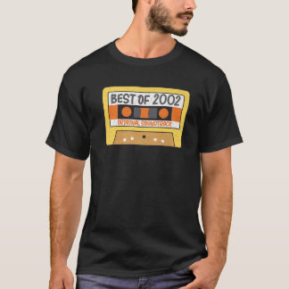 Beste van 2002 Cassetterecorder Vintage Retro T-shirt