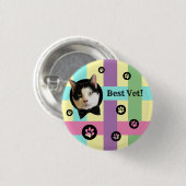 ""Beste veet!"  foto-Button Ronde Button 3,2 Cm (Voorkant /achterkant)