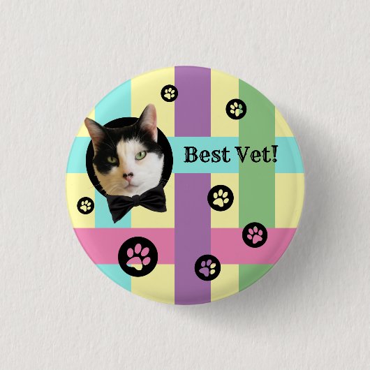 ""Beste veet!"  foto-Button Ronde Button 3,2 Cm (Voorkant)