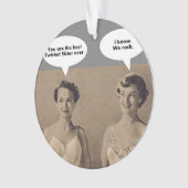 Beste verdraaide zuster ooit ornament (voorkant)