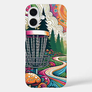 Beste verjaardag van Par Retroschijfgolf iPhone 16 Hoesje