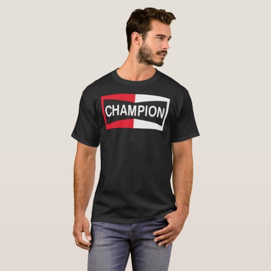 Beste verkoop - Champion Spark Plug Essential T-Sh T-shirt (Voorkant volledig)