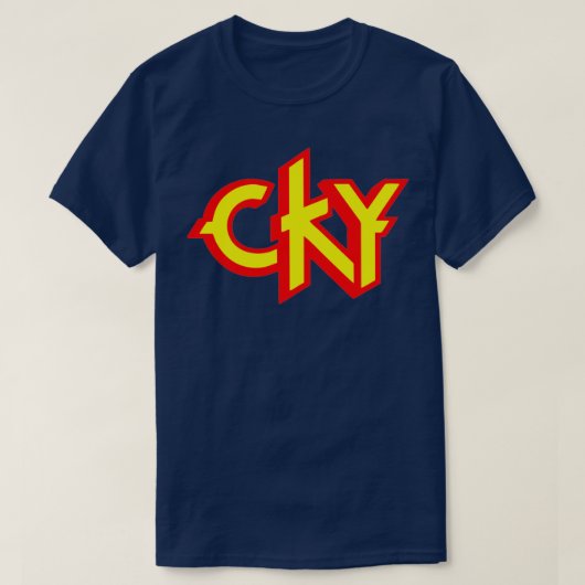 BESTE VERKOPER CKY Skateboarding Merchandise 7 T-shirt (Design voorkant)