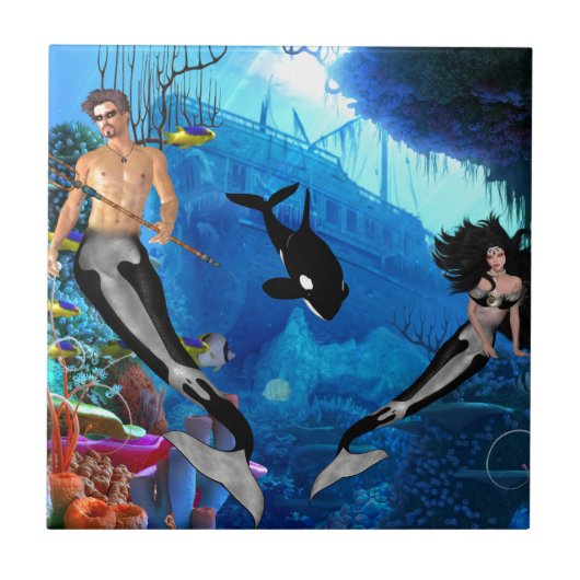 Beste verkoper, Mermaid Tegeltje (Voorkant)