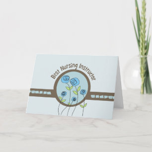 Beste verpleegkundige instructeur Hartelijk dank Bedankkaart