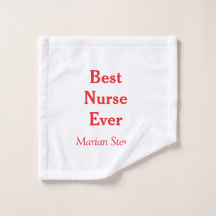 Beste verpleegster ooit medische professional para washandje