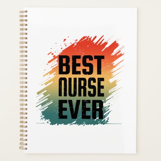 BESTE VERPLEEGSTER Ooit Planner (Voorkant)