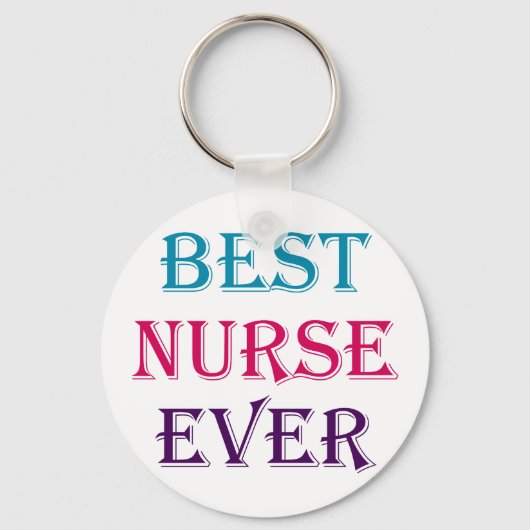 Beste verpleegster sleutelhanger (Voorkant)