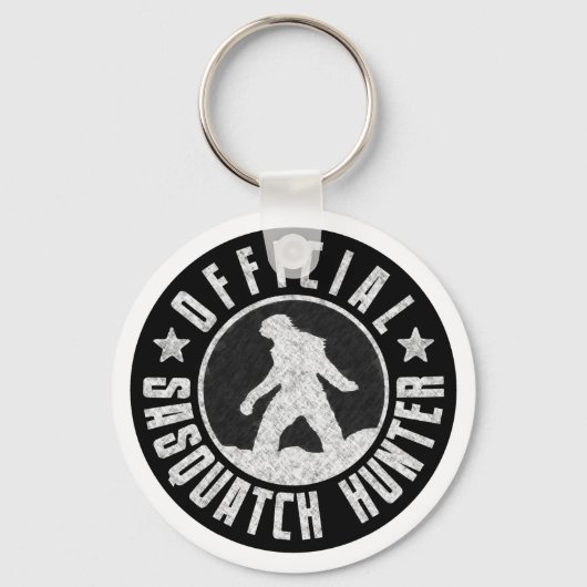 Beste versie - OFFICIEEL Sasquatch Hunter Design Sleutelhanger (Voorkant)