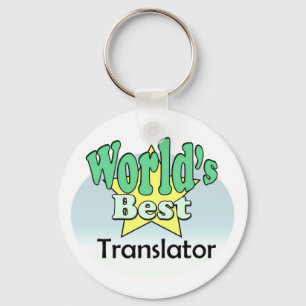 Beste vertaler ter wereld sleutelhanger