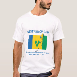 BESTE VINCY DAD Sterke Dapper Gepersonaliseerd T-shirt