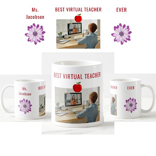 Beste virtuele leraar ooit - waardebepaling Foto Koffiemok