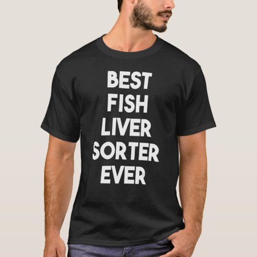 Beste visleversorter ooit t-shirt (Voorkant)