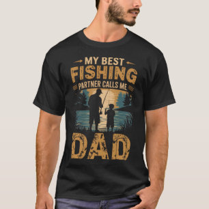Beste Visser Vader - Vader & Zoon Vispartner Ontwe T-shirt