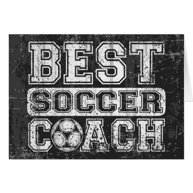 Beste Voetbal coach (Voorkant Horizontaal)