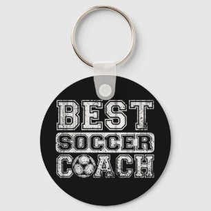 Beste Voetbal coach Sleutelhanger