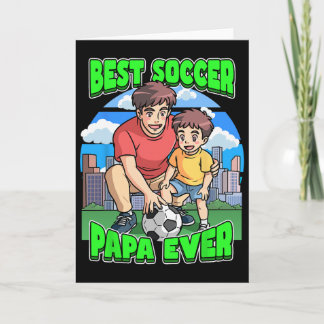 Beste Voetbal Papa Ooit Vaderdag Vieren Papa D Kaart