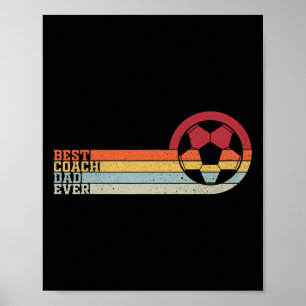 Beste Voetbalcoach Papa Aller Tijden Poster