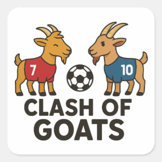 Beste Voetbalfan Aller Tijden Vierkante Sticker