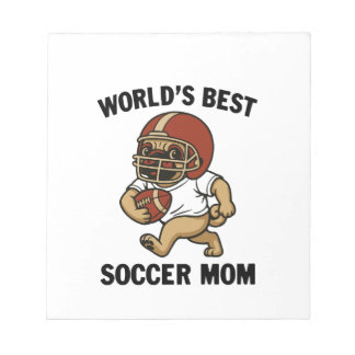 BESTE VOETBALMOEDER TER WERELD - PUG SPELER NOTITIEBLOK