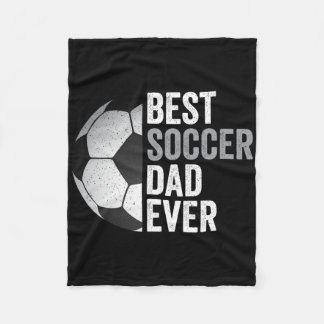 Beste voetbalvader ooit vader & #; s Day Soccer Fleece Deken