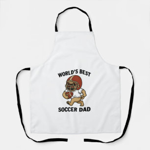 Beste Voetbalvader Ter Wereld - Pug speler Schort