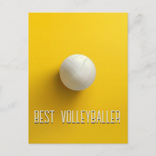 Beste Volleyballer Briefkaart (Voorkant)