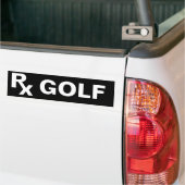 BESTE VOORSCHRIFT - RX GOLF - Sport Bumpersticker (Op Truck)