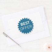 Beste voorstel rechthoekige sticker (Envelop)