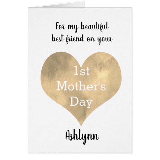Beste Vriend 1e Moederdag (Voorkant)