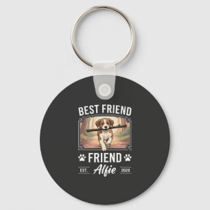 Beste vriend Alfie hondenliefhebber Sleutelhanger