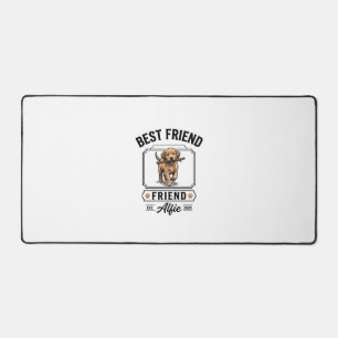 Beste vriend Alfie vintage hondenliefhebber ontwer Bureaumat