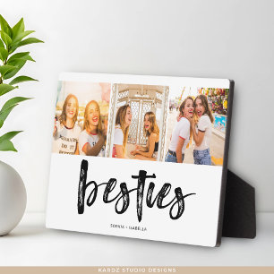 Beste Vriend Besties Naam Foto Collage Plaque Fotoplaat