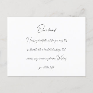 Beste vriend briefkaart