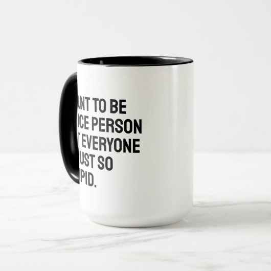 Beste Vriend cadeau Sarcastische mok collega cadea (Voorkant links)