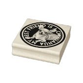 Beste vriend Chihuahua Rubberstempel (Stempel)
