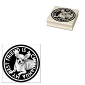 Beste vriend Chihuahua Rubberstempel (Gestempeld)