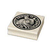 Beste vriend Chinchilla Rubberstempel (Stempel)