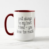 Beste Vriend Coffee Mug Mok (Links)