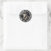 Beste vriend Dachshund Ronde Sticker (Tas)