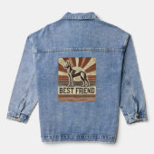 Beste vriend denim jacket (Achterkant)