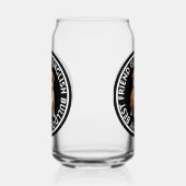 Beste vriend Engelse Bulldog Blikvorm Glas (Rechts)