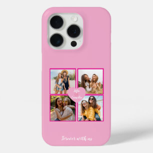Beste vriend foto collage telefoonhoesjes iPhone 15 pro case