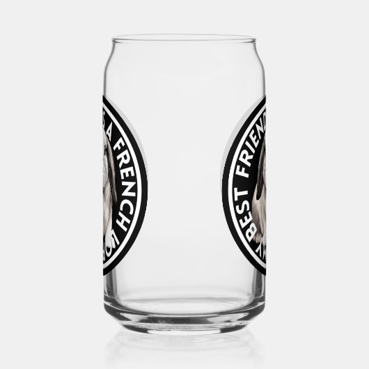 Beste Vriend Frans Lop Konijn Blikvorm Glas (Rechts)