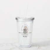 Beste Vriend Gift Bestie BFF Fotobericht Acryl Drinkbeker (Achterkant)