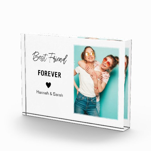 Beste Vriend Gift Gepersonaliseerde Giften voor Ha Fotoblokken (Rechts)