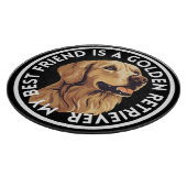 Beste vriend Golden Retriever Snijplank (Hoek)