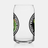 Beste Vriend Groene Iguana Blikvorm Glas (Rechts)